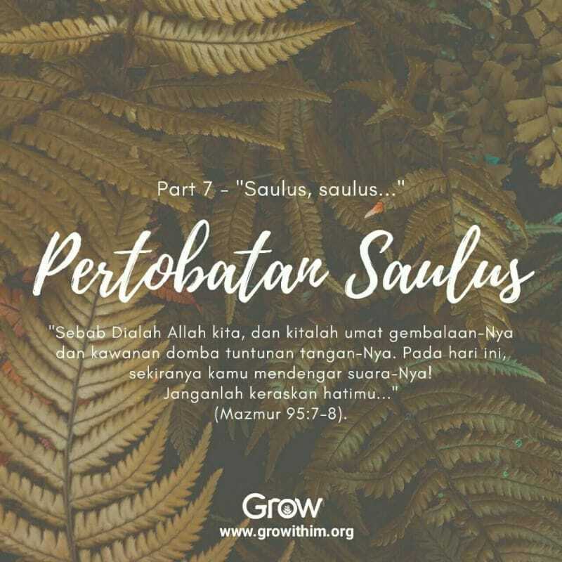 Pertobatan Saulus Part 7 – “Saulus, Saulus…”